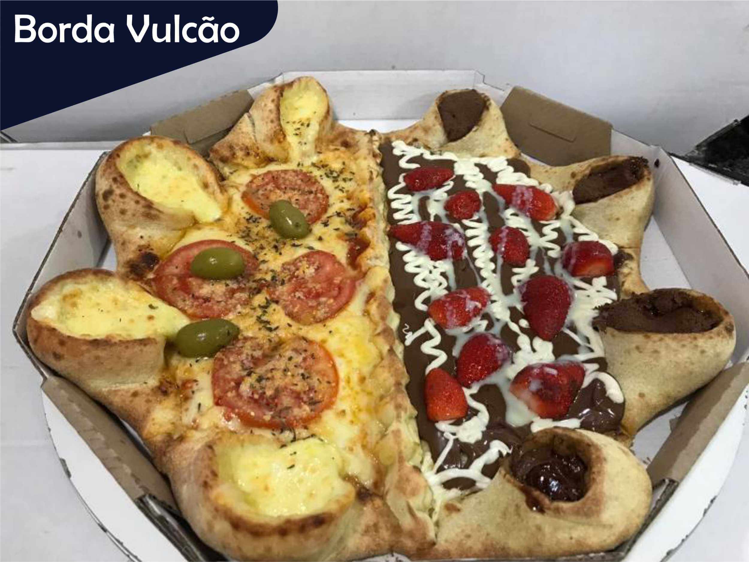 PIZZARIA FENÔMENO DA BORDA VULCÃO com novo espaço em Florianópolis com